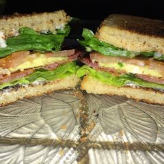 A picture of B.A.L.T.S. Bacon Avocado Lettuce Tomato Sandwiches.