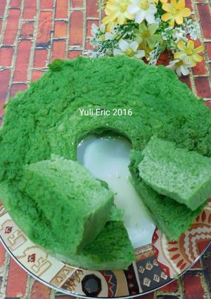 Foto resep Bingka Hijau Daun Suji