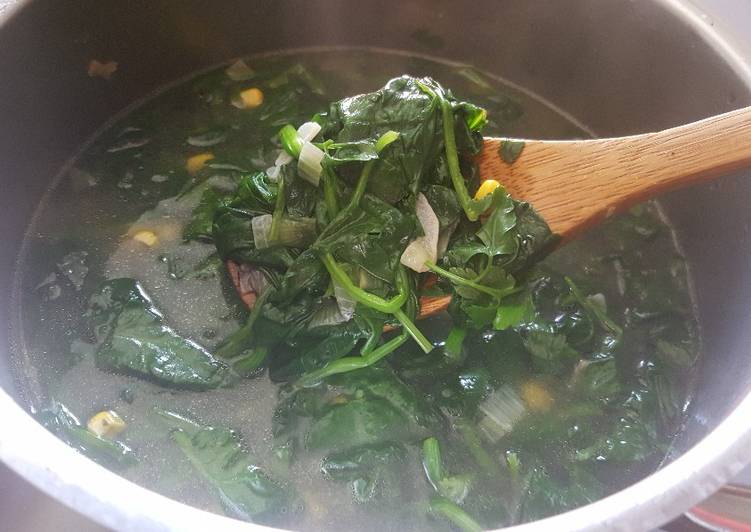 Sayur Hijau Bayam Jagung
