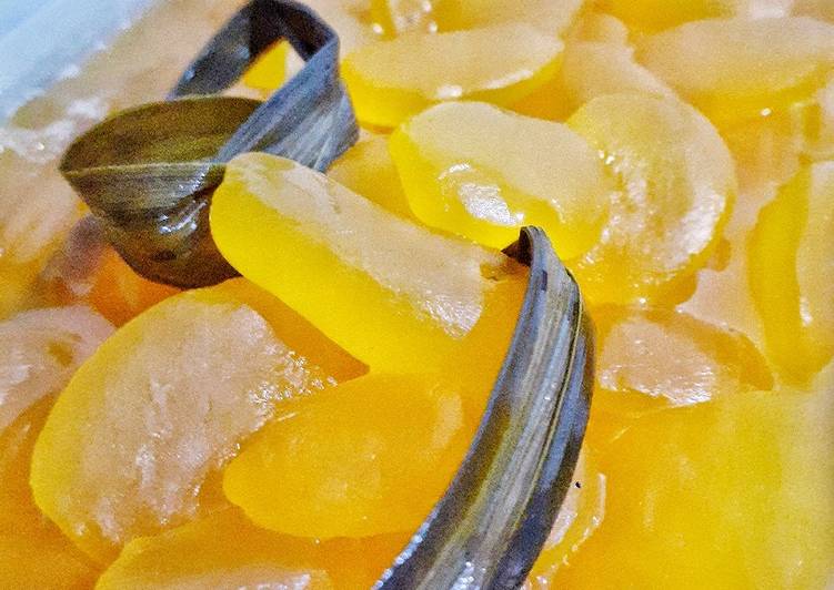 Cara Gampang Membuat Manisan kolang kaling syrup jeruk Anti Gagal