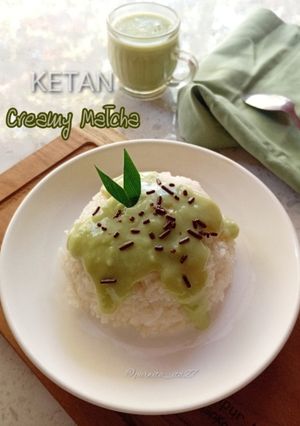 Foto resep Ketan Creamy Matcha