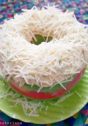 Foto resep Bolu Kukus Keju 3 Warna