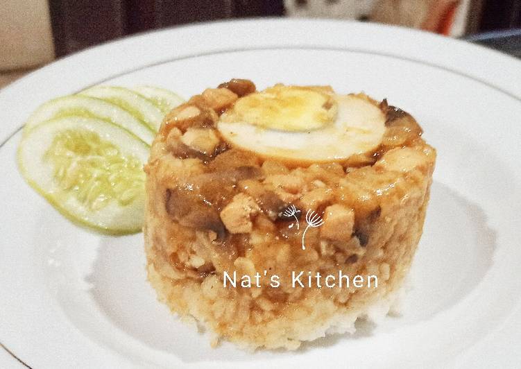 Resep Nasi Tim Ayam &amp; Telur, Sempurna