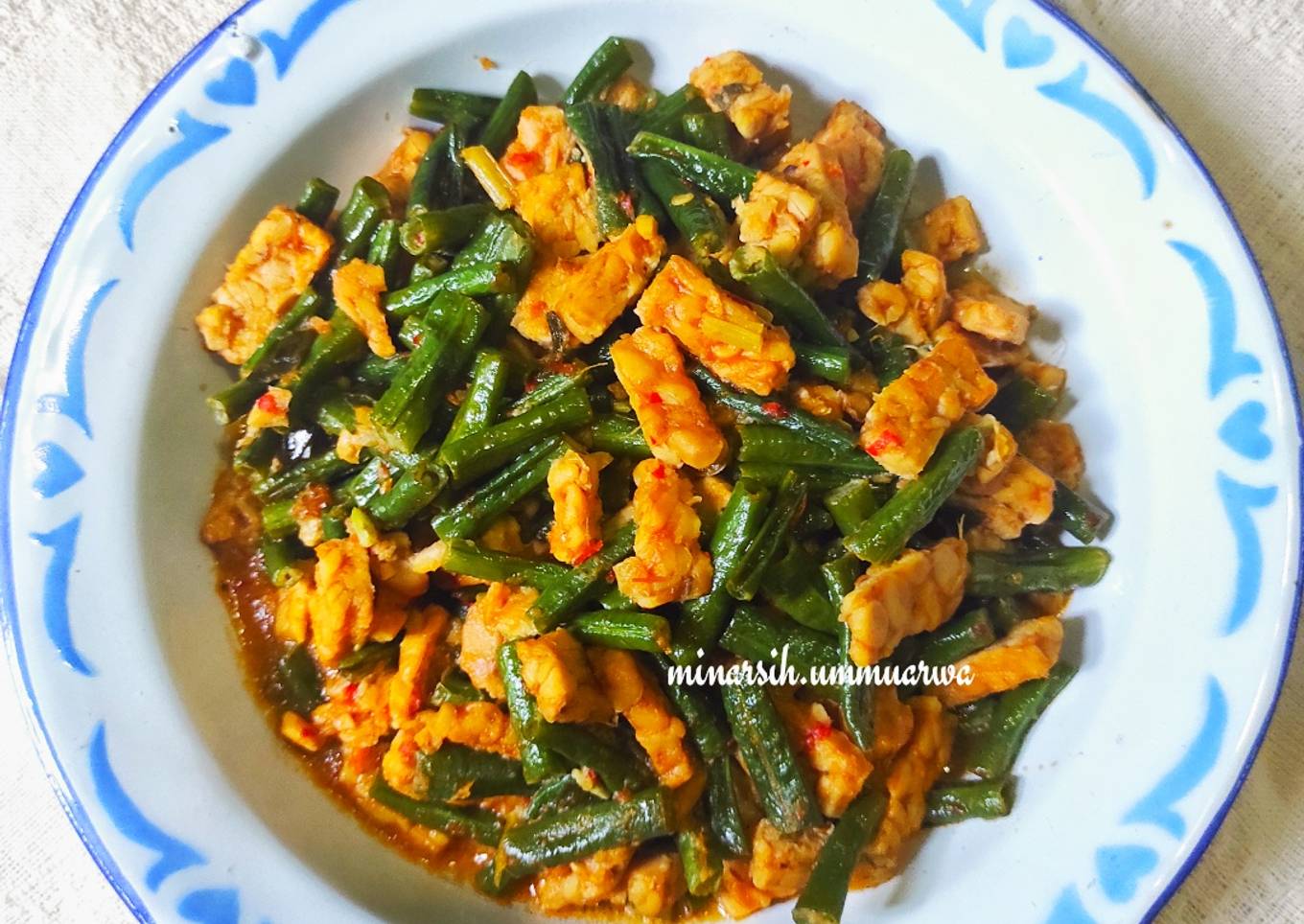Tumis Oseng Tempe Kacang Panjang