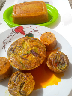 A picture of Steamed beans cake.