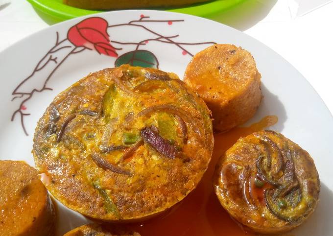 Recipe of Favorite Steamed & baked beans cake