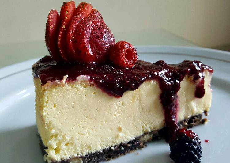 Resep Mixed berry cheesecake Enak dan Antiribet
