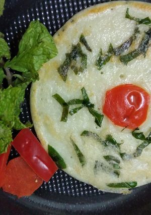 A picture of Sweet and savoury malai pancakes.