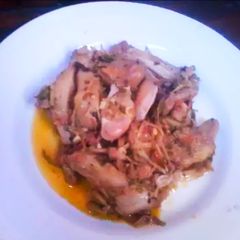 A picture of Stir fried jack fruit.