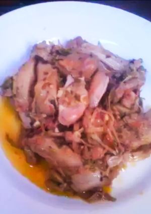 A picture of Stir fried jack fruit.