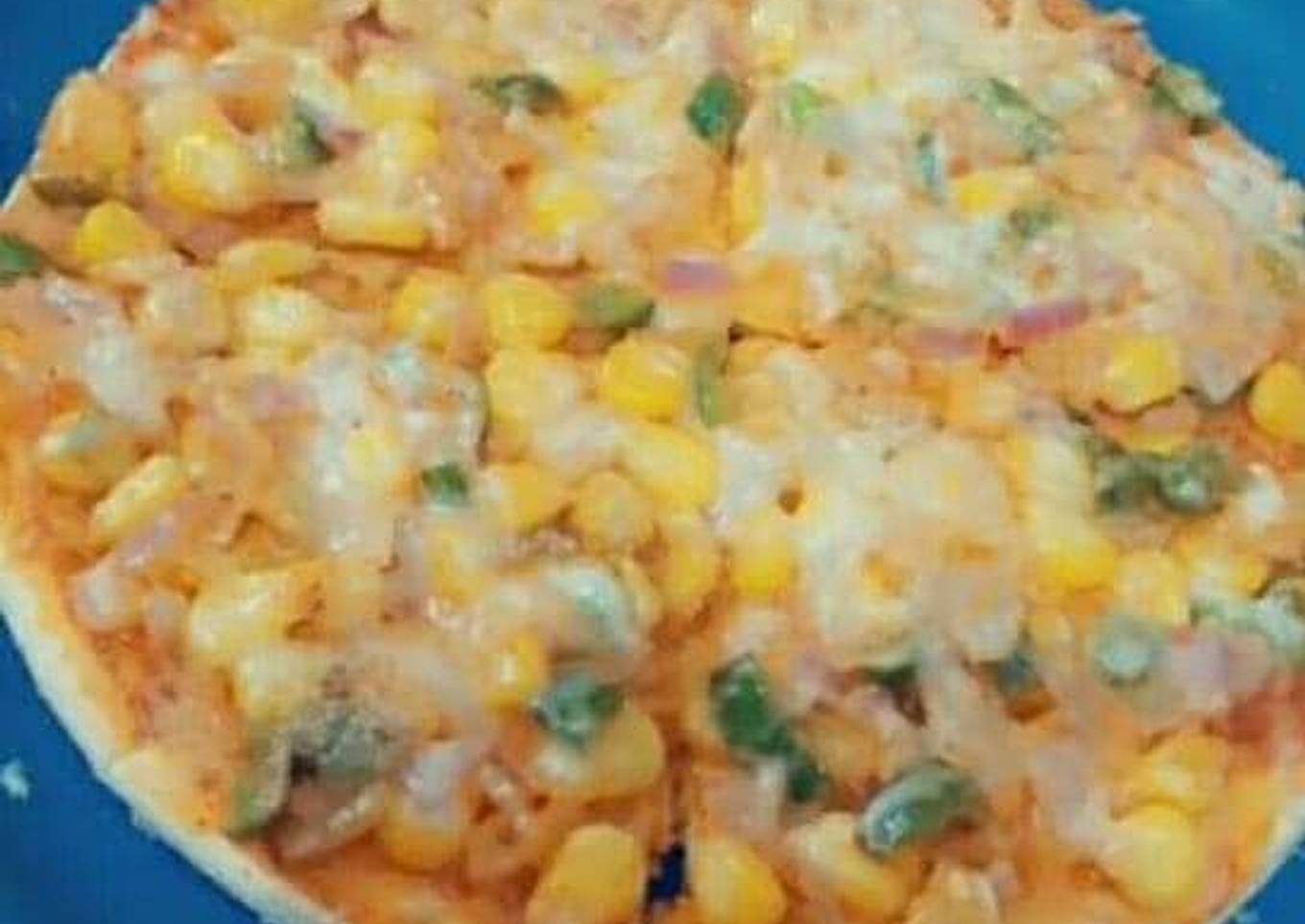 Corn pizza