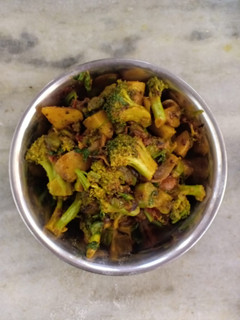 A picture of Broccoli masala simple.