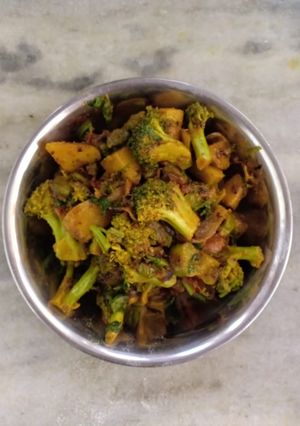 A picture of Broccoli masala simple.