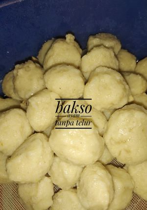 Foto resep Bakso ayam tanpa TELUR