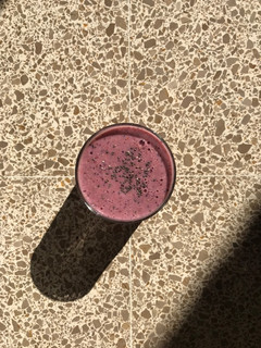 Una foto de Batido rosa