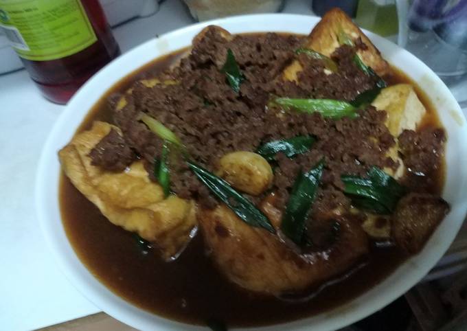 Tahu masak daging sapi