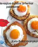 Sonkás-sajtos-tojásos amerikai palacsinta