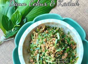 Gambar Kerabu Daun Cekur & Kaduk (Berbudu Kelantan Style)