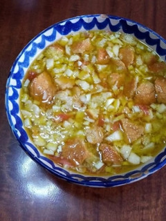 Una foto de Sopa fría o gazpacho campestre