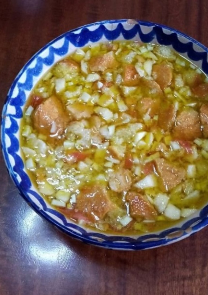 Una foto de Sopa fría o gazpacho campestre