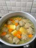 Bola daging kuah kuning