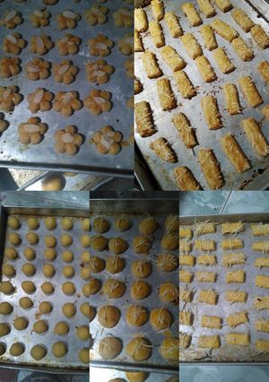 Foto resep 1 adonan untuk 7 macam cookies