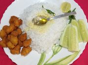 A picture of left over masoor dal