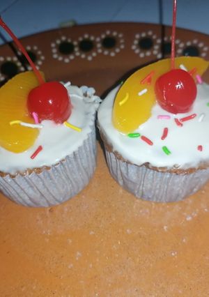 Una foto de Muffins de plátano y nuez🍌😋