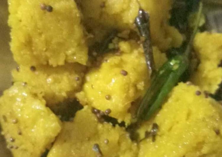 Recipe of Super Quick Homemade Dhokla