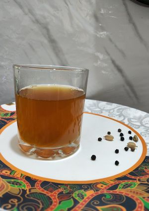 A picture of Ginger and turmeric tea.