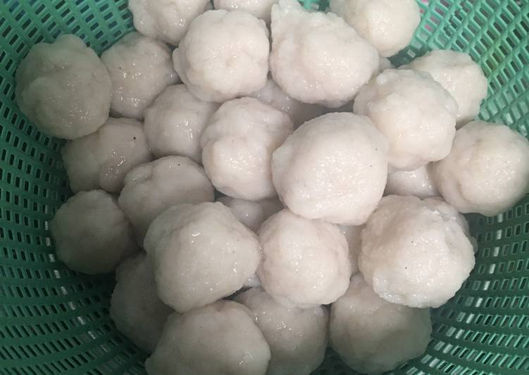 Bakso ayam simple