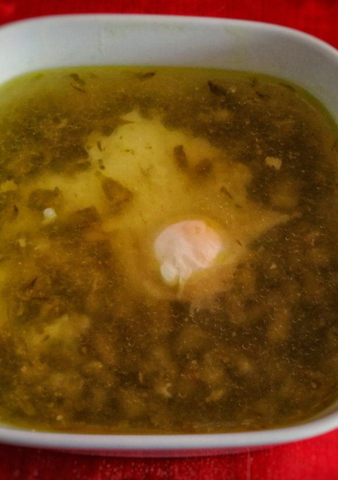 Una foto de Sopa de espárragos