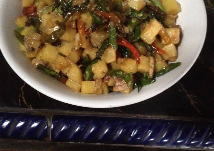 Langkah memasak Oseng Lombok Wonogiri #PejuangGoldenApron2 yang mudah