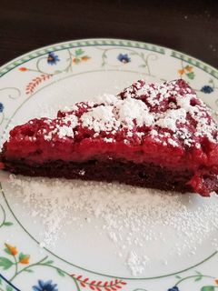 Málnás csokitorta recept fotója