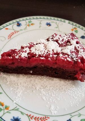 Málnás csokitorta recept fotója