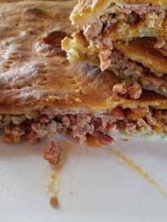 Una foto de Empanada rápida de carne picada y beicon