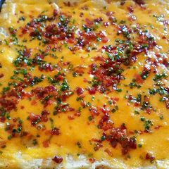 A picture of Twice Baked Potato Casserole.