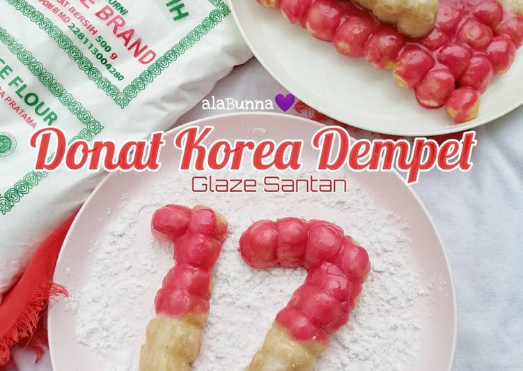 Resep 121. Donat Korea Dempet Glaze Santan, Enak