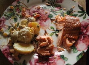 Foto principal de Ensalada VOX DEI, con Pescado rabioso ahumado