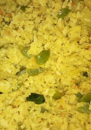 A picture of Veg Poha.