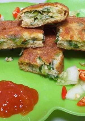 Foto resep Martabak telor keju debm