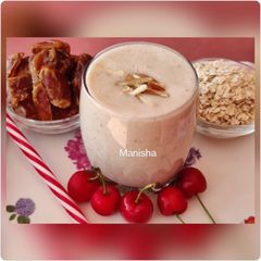 Healthy Oats Dates Smoothie A picture of Healthy Oats Dates Smoothie.