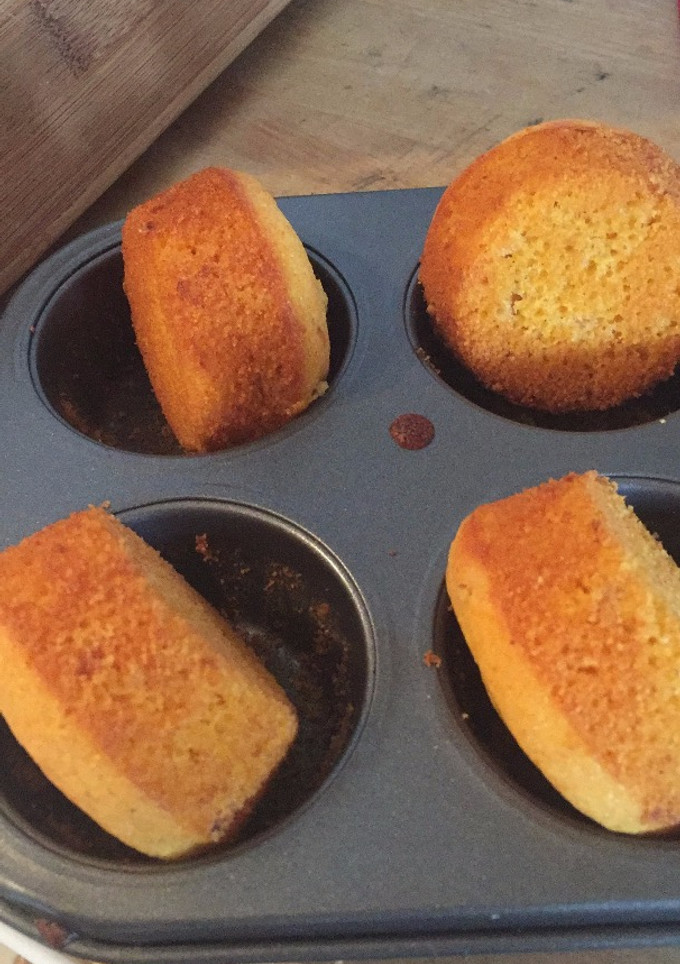 A picture of Cornbread with kimchi and cheddar.