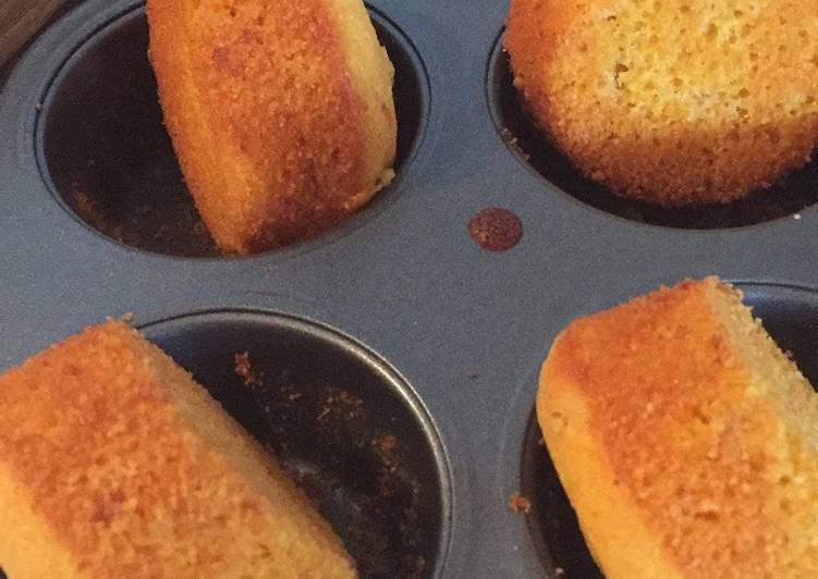 Steps to Make Perfect Cornbread with kimchi and cheddar