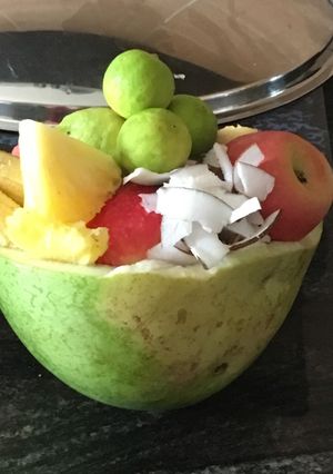 A picture of Friut salad.