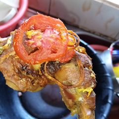A picture of Oven grilled kienyeji chicken.