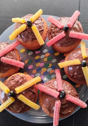 Une photo de Cupcakes araignées 🤠😈👽