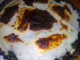 Espinacas gratinadas con salsa blanca
