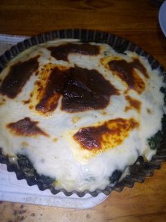 Una foto de Espinacas gratinadas con salsa blanca