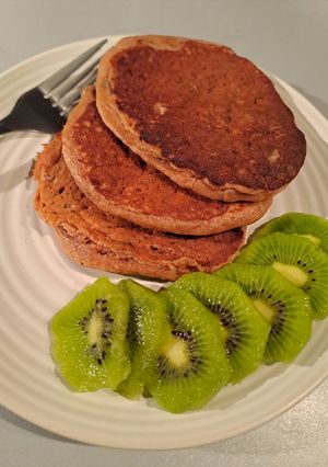 Une photo de Pancakes tout chocolat